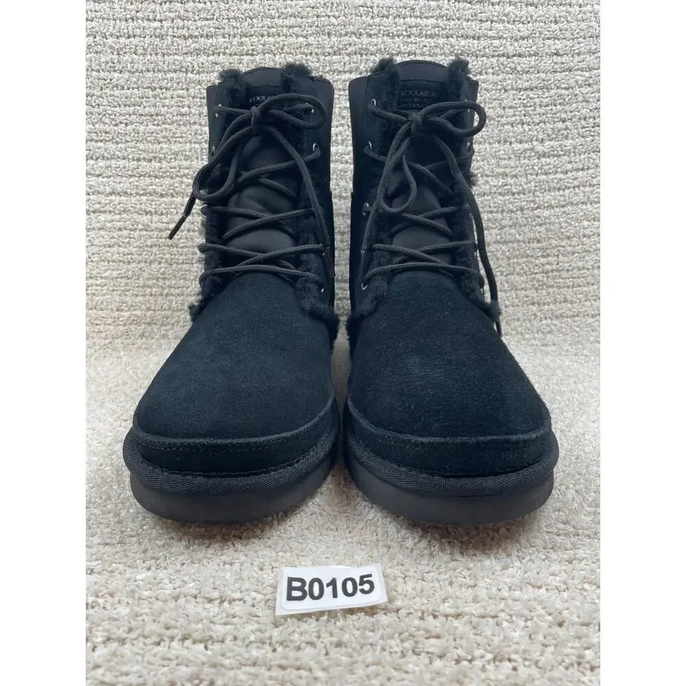 KOOLABURRA by Ugg Advay Women's 10 Tall Boots Furry Warm Winter Combat